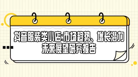 抖音服装类小店：市场趋势、增长潜力与未来展望研究报告